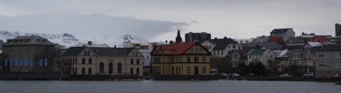 Reykjavik city scene